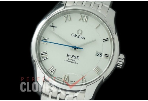 0 0 0 0 OMDEV-101S XF/VSF Deville Date Automtaic SS/SS White VS Cal 8500 Superclone 