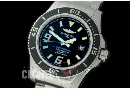 BLSF-ABY-005 Superocean Abyss Automatic 44 SS/SS Black/Blue Asian Clone 2824 