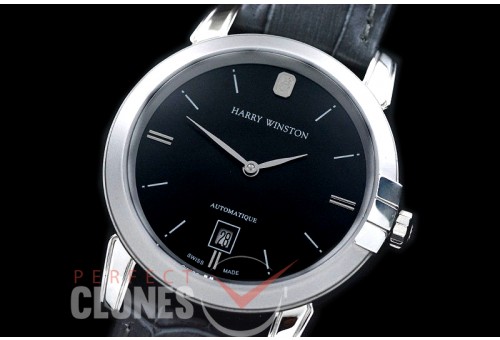 HW00102 Midnight Automatic SS/LE Black Jap Miyota 9015