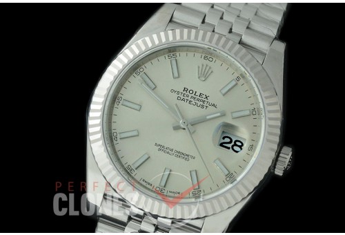 0 0 R41DJS-901J JF/ARF 904L Steel 126334 Jubilee SS/SS Silver Sticks Asian 2824/3235 Mod