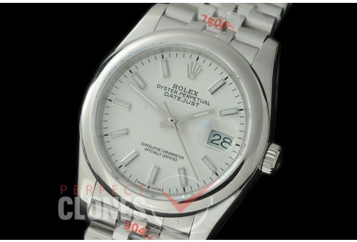 R36DJS-301S GMF 126234 SS/SS Smooth/Jubilee White Sticks Asian 2824 904L Steel 