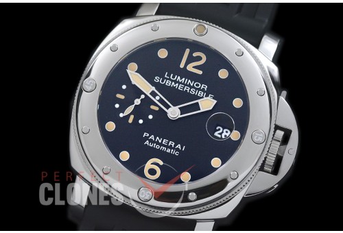 0 0 0 0 0 0 PN024C02 Pam 24 C Submersible SS/RU Black A-7750