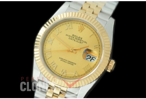 R36DJT-526F BP Datejust 36 126233 SS/YG Fluted/Jubilee 2019 Gold Roman A-2824