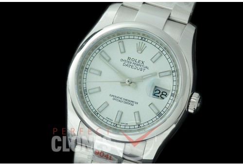 R36DJS-371S GMF 126234 SS/SS Smooth/Oyster White Sticks SA 3135 904L Steel 