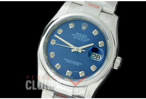 R36DJS-385S GMF 126234 SS/SS Smooth/Oyster Blue Diam SA 3135 904L Steel 