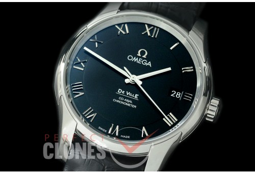 0 0 0 0 OMDEV-102 XF/VSF Deville Date Automtaic SS/LE Black VS Cal 8500 Superclone 