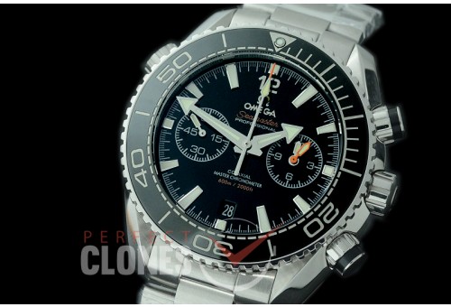 0 0 0 OMCPO45-971 OMF V3 Planet Ocean Chrono SS/SS Black A-7750 Mod to Calibre 9900 Functions 