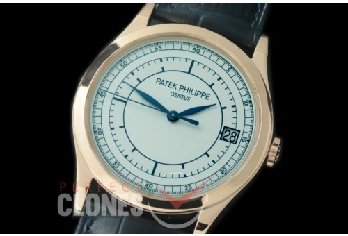 PP-5296-026 ZF Calatrava 5296 RG/LE Grey/White Miyota 9015 Modified Calibre 324SC