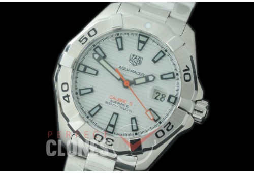 0 0 TGAQ00501 Aquaracer Calibre 5 SS/SS White Asian 2813