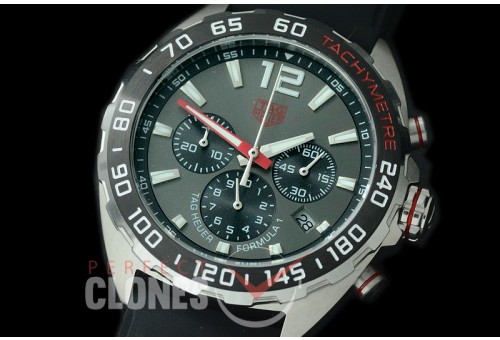 0 0 TGF1-00057R Formula 1 Chronograph SS/RU Grey OS 10 Qtz