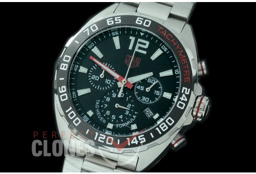 0 0 TGF1-00056 Formula 1 Chronograph SS/SS Black OS 10 Qtz