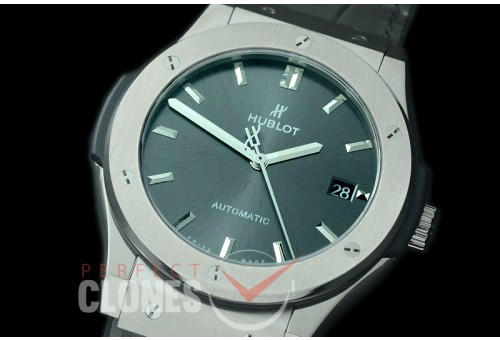 0 0 0 0 HBFS-45-002 Classic Fusion 45mm SS/LE Grey M-9015 Mod to Calibre HUB1112