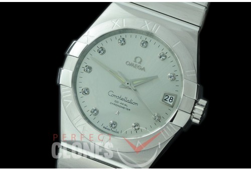 0 OMCON-38-106 XF Constellation Co Axial SS/SS Silver Diamonds VS 8500