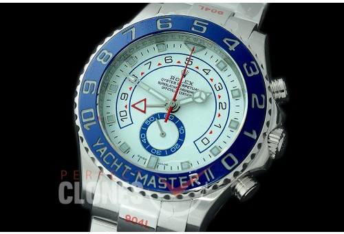 0 0 0 RYM2-902 GMF 904 Steel Yachtmaster II 116680 SS/SS White A-7750/Mod to Calibre 4161
