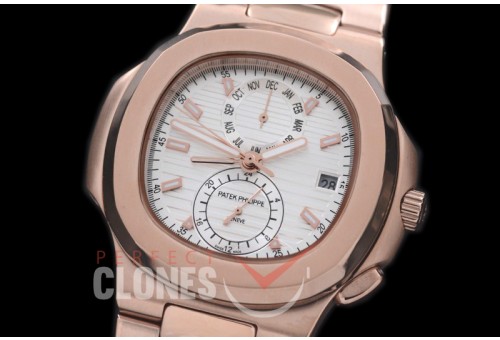 PPNTCC-131 Nautilus Calender Complications RG/RG White Sticks Asian Customized Movt 