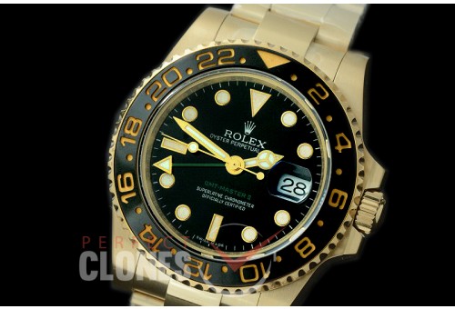 0 0 0 0 0 RLGF00981 BP GMT 116718LN YG/YG Black A-2813 CHS 