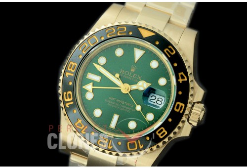 0 0 0 0 0 RLGF00982 BP 50th Anniversary GMT 116718LN YG/YG Green A-2813 CHS 
