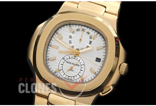 PPNTCC-121 Nautilus Calender Complications YG/YG White Sticks Asian Customized Movt 