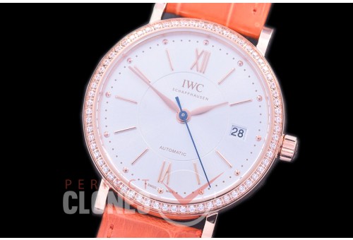 0 0 IWPTL-111 M+F Portofino 37 Automatic IW485107 RG/LE Silver A-35111 
