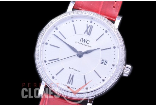 0 0 IWPTL-101 M+F Portofino 37 Automatic IW485109 SS/LE Silver A-35111 