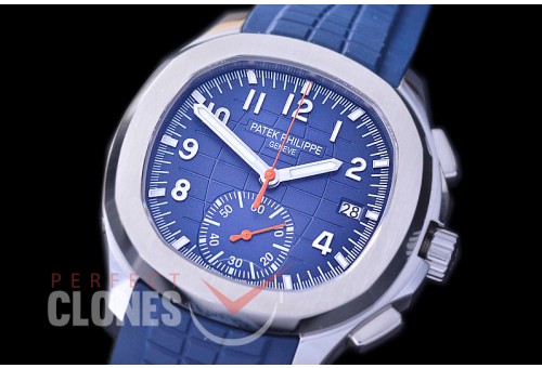 PPAQC-5968-104 Aquanaut Chronograph 5968A SS/RU Black A-7750 