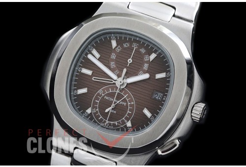 PPNTCC-104 Nautilus Calender Complications SS/SS Brown Sticks Asian Customized Movt 