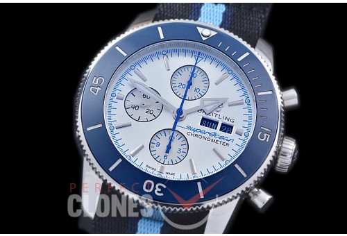 0 0 BLSF-HC46-213N ANF Superocean Heritage "Ocean Conservancy Special Edition" Chronograph SS/NT White A-7750