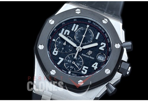 AP26400-952 Royal Oak Offshore Chronograph 26400 SS/RU Black Seiko VK6 Quartz