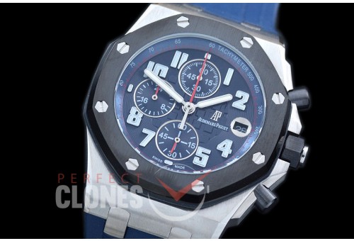 AP26400-953 Royal Oak Offshore Chronograph 26400 SS/RU Blue Seiko VK6 Quartz