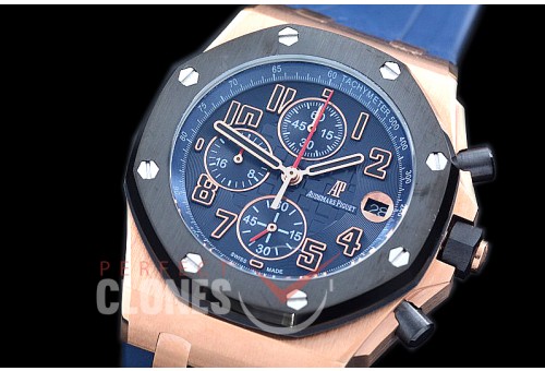 AP26400-974 Royal Oak Offshore Chronograph 26400 RG/RU Blue Seiko VK6 Quartz
