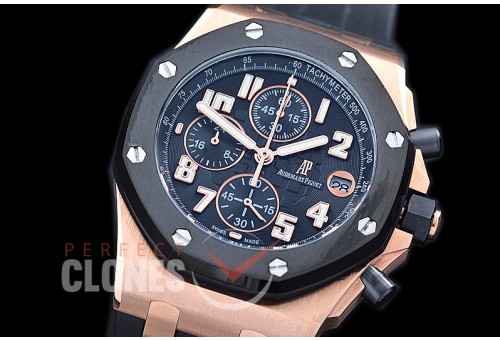 AP26400-972 Royal Oak Offshore Chronograph 26400 RG/RU Black Seiko VK6 Quartz