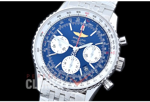 0 0 BLNB01-103 Navitimer B01 SS/LE Blue A-7750 28800