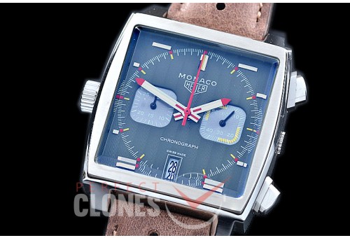 0 0 TGM00922 Monaco Classic SS/LE Grey Jap OS20 Quartz Chrono