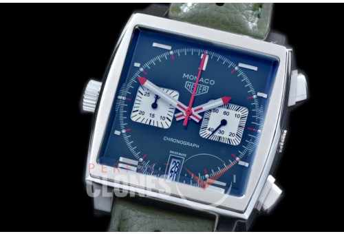 0 0 TGM00924 Monaco Classic SS/LE Black Jap OS20 Quartz Chrono