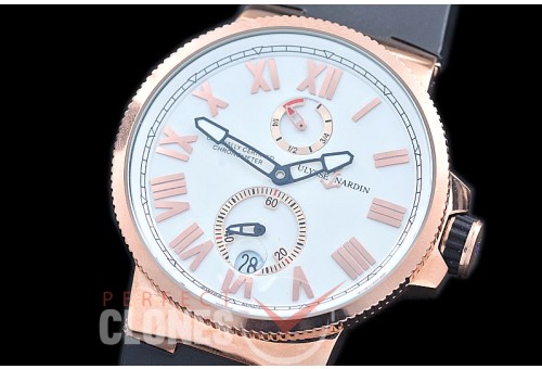 UNMM-326 Maxi Marine RG/RU White New Style Roman Asian PR M
