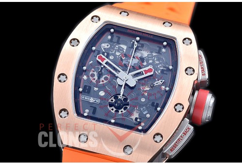 0 RM011-912 Felipe Massa Rose Gold RG/RU Skeletonized A-7750 28800