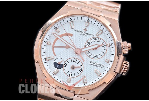 0 VCO-051S Overseas Calendar/Power Reserve/Duo Time Zone Complications RG/RG White Asian Modified Movt
