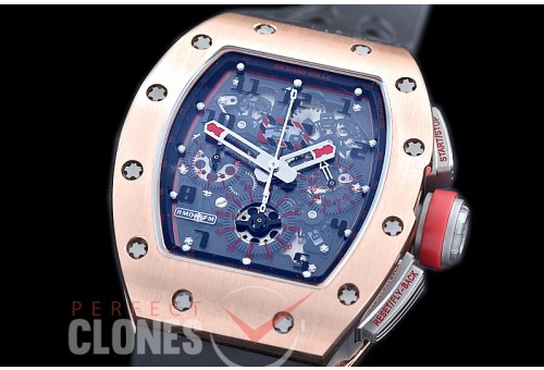 0 RM011-913 Felipe Massa Rose Gold RG/RU Skeletonized A-7750 28800