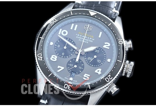 TG-AUT-103 Autavia Isograph Chronograph SS/LE Grey Jap OS 20 Quartz 