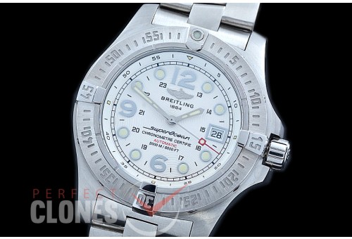 0 0 0 BLSF00088S Superocean Steelfish V3 SS/SS White Asian Clone 2836 - Special Offer 