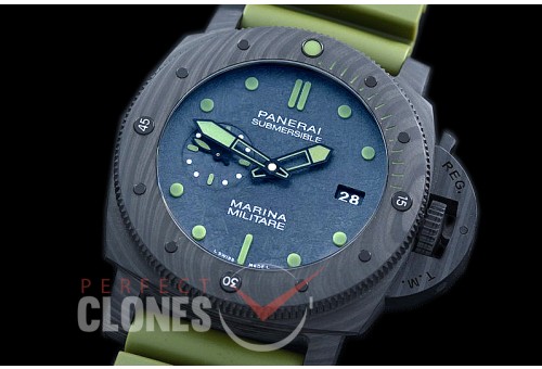 0 0 0 0 0 PN961V01 XF/VSF Pam 961 V Series Submersible Marina Militare Carbotech Special Edition CF/LE Black VS P9010
