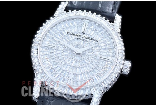 0 0 0 VCP00021 Patrimony Bling SS/LE Diam Jap Miyota 9015