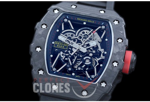 0 0 0 RM035-02-011 KVF RM035-02 Rafal Nadal Tourbillon NTPT/RU Skeleton Customized Movt