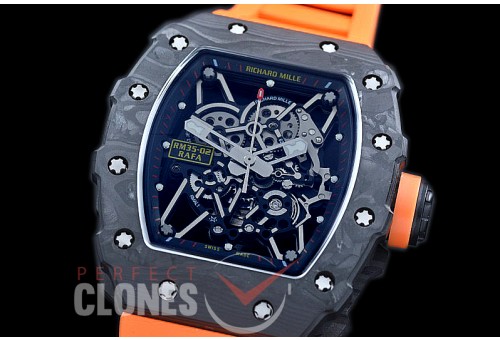 0 0 0 RM035-02-011A KVF RM035-02 Rafal Nadal Tourbillon NTPT/RU Skeleton Customized Movt