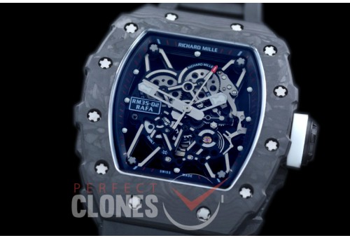 0 0 0 RM035-02-011C KVF RM035-02 Rafal Nadal Tourbillon NTPT/RU Skeleton Customized Movt