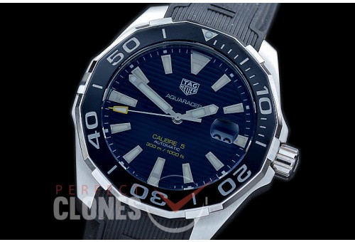 0 0 TGAQ-C5-001 VF Aquaracer Calibre 5 Automatic SS/RU Black Asian 2824