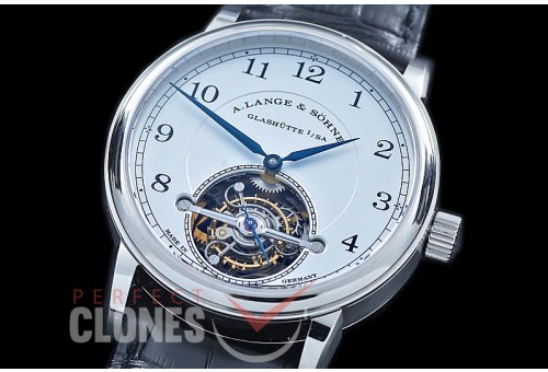 0 0 AL1815-081 Lange 1815 Tourbillon SS/LE White Bridged Tourbillon 