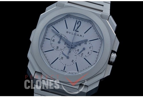 BVL-OCT-151 Octo Chronograph PVD/PVD Light Grey Jap OS 20 Quartz 