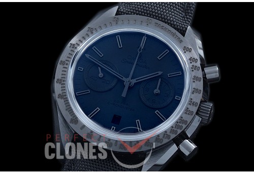 0 0 OMSP00502 OMF V2 Speedmaster Dark Side of the Moon Black-Black CER/LE All Black A-7750 Mod to Calibre 9300 Functions