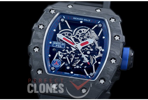 0 0 0 RM035-02-018 KVF RM035-02 PSG Special Edition Tourbillon NTPT/RU Skeleton Customized Movt